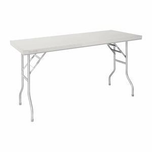 Vogue St/St Folding Work Table 1220x610x780 - FN288 - 1