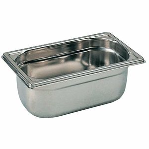 Matfer Bourgeat Stainless Steel 1/4 Gastronorm Pan 150mm - K069 - 1