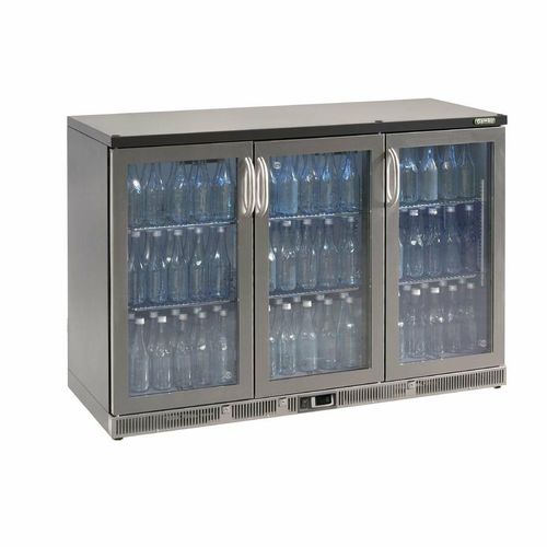 Gamko Bottle Cooler - Triple Hinged Door 315 Ltr Stainless Steel - CE561 - 1
