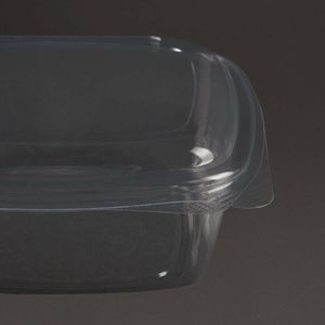 Vegware Compostable PLA Hinged-Lid Deli Containers 680ml / 24oz (Pack of 200) - DW627 - 3