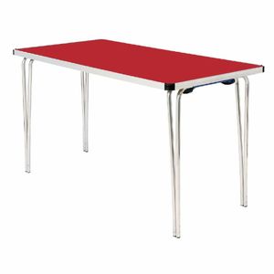 Gopak Contour Folding Table Red 4ft - DM949 - 1