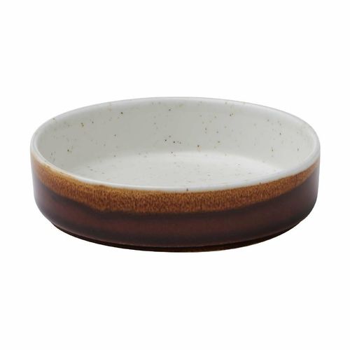 Siena Nourish Straight Sided Dish Barley White 6oz (Pack of 12) - 1