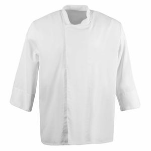 Whites Unisex Atlanta Chef Jacket White Teflon Size L - BB578-L - 1