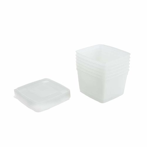 Matfer Bourgeat Soft Modulus Flexible Food Storage Container Box 1.5 Ltr (Pack of 6) - 1