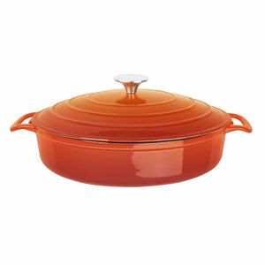 Vogue Round Sauté Pan Orange - 3.5L 280(D)x65(H)mm - 1