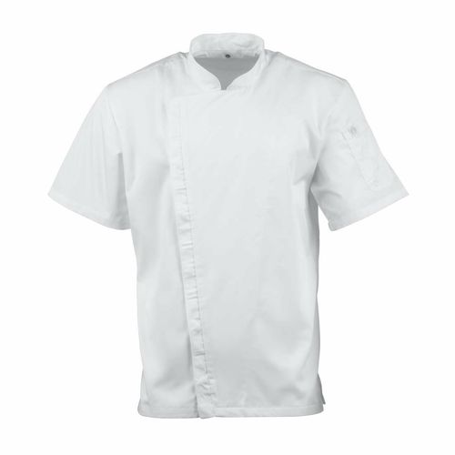 Chef Works Cannes Short Sleeve Chefs Jacket Size L - 1