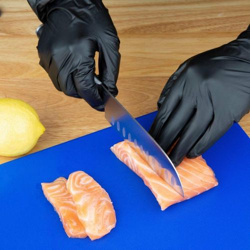 Hygiplas Vinyl Black Powder Free Glove XL - pack 100 - FJ748-XL - 3