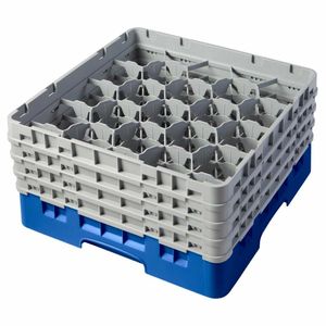 Cambro Camrack Blue 20 Compartments Max Glass Height 215mm - CZ155 - 1
