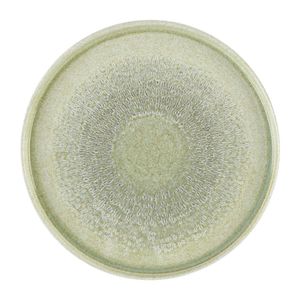 Dudson Harvest Grain Speckled Green Round Walled Plate 260mm (Pack of 6) - DX865 - 1