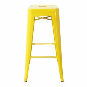 Bolero Bistro Yellow Steel?High Stool (Pack of 4) - CH999 - 3