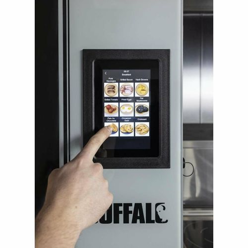 Buffalo Freestanding Smart Touchscreen Compact Combi Oven ?6 x GN 1/1 with Installation Kit and Extraction Hood - SA773 - 5