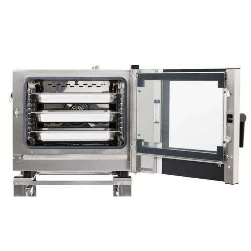 Buffalo Freestanding Smart Touchscreen Compact Combi Oven ?6 x GN 1/1 with Installation Kit and Extraction Hood - SA773 - 13