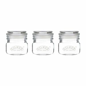 Kilner Square Push Top Jars 250ml (Pack 3) - DX953 - 1