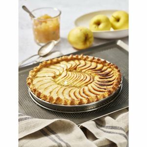 De Buyer Perforated Tart Ring Rolled Edge 220mm - DZ749 - 3