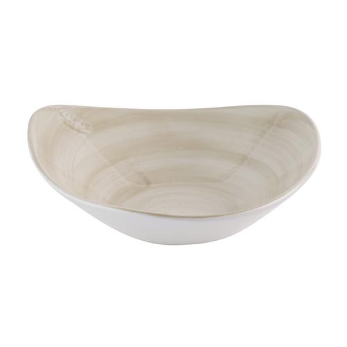 Churchill Stonecast Canvas Natural Lotus Bowls 228mm (Pack of 12) - HR362 - 2