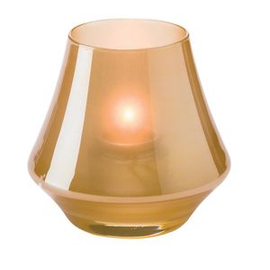 Steelite Chime Glass Votives Satin Gold 89mm (Pack of 12) - VV4084 - 1