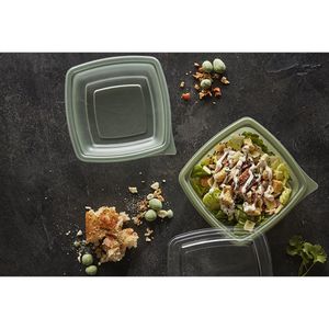 Plaza Evolve Square Takeaway Food Bowls 375ml (Pack of 600) - HU370 - 3
