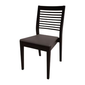 Bolero Bespoke Marty B Stacking Chair in Anthracite/Charcoal - HS399 - 1