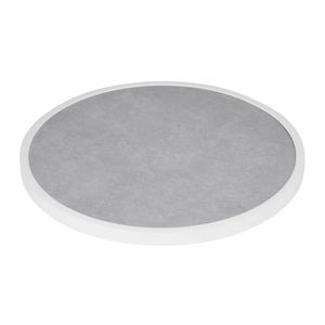 Bolero Fibre Glass Round Table Top Grey Stone Effect 580mm - DL485 - 1
