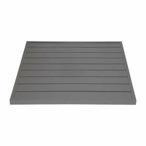 Bolero Aluminium Square Table Top Dark Grey 700mm - FW597 - 5