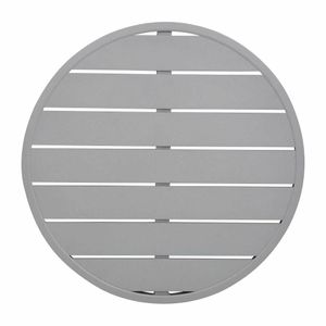 Bolero Aluminium Round Table Top Light Grey 580mm - FX038 - 1