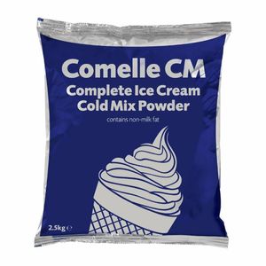 Comelle Vanilla Complete Ice Cream Cold Mix Powder 2.5kg (Pack of 6) - HN937 - 1