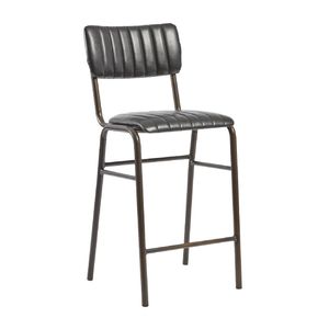 Tavo Stacking Mid Bar Stool Vintage Black (Pack of 2) - HS789 - 1