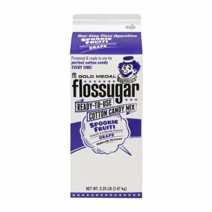 Flossugar Grape Ready to Use Cotton Candy Mix 1.47kg - HS989 - 1