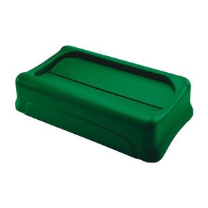 Rubbermaid Slim Jim Swing Lid Green - HY009 - 1