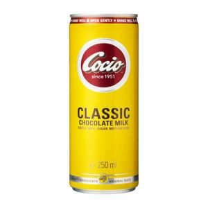 Cocio Classic Chocolate Milk Cans 250ml (Pack of 12) - KA199 - 1