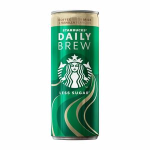 Starbucks Daily Brew Iced Coffee with Milk and Vanilla Cans 250ml (Pack of 12) - KA194 - 1