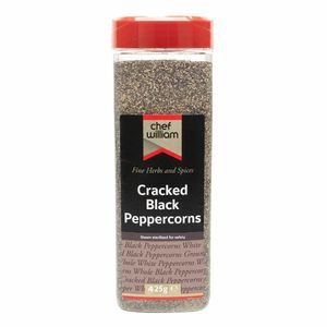 Chef William Cracked Black Peppercorns 425g - KA002 - 1
