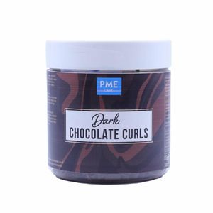 PME Chocolate Curls Dark Chocolate 85g - HU286 - 1