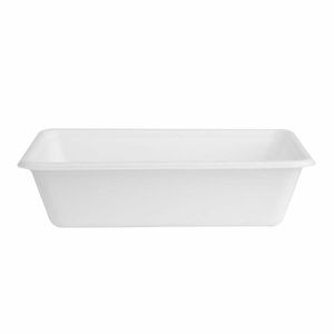 Fiesta Compostable Bagasse Food Container Bases 650ml (Pack of 100) - HW034 - 1