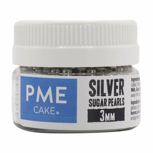 PME Silver Sugar Pearls 3mm - HU231 - 1