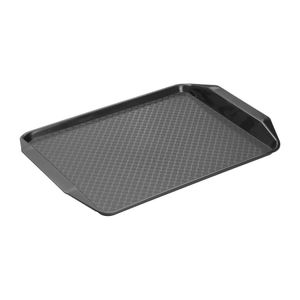 Olympia Kristallon Handled Fast Food Tray Black 435x305mm - HY809 - 1