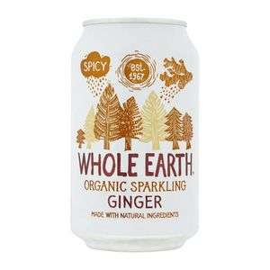 Whole Earth Organic Sparkling Ginger Drink 330ml (Pack of 24) - KA527 - 1