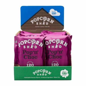 Popcorn Shed Pop N Choc Popcorn Snack Pack 24g (Pack of 16) - KA533 - 3