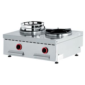 Diamond Countertop Gas Double Wok Burner WGX2-8/T - HY197 - 1