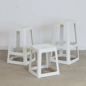 Origin Base Stool Traffic White 400x400x440mm (Pack of 2) - HX770 - 3