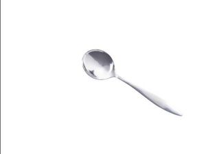 Genware Teardrop Soup Spoon 18/0 (Dozen) - 1