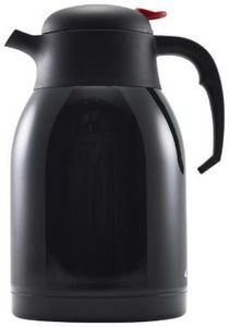 Black St/St Vacuum Push Button Jug 2L - 1