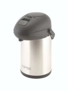 Coffee Inscribed St/St Vacuum Pump Pot 2.5L - 1