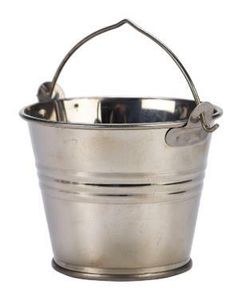 Stainless Steel Serving Bucket 7cm Dia 4oz (Pack of 12) - 1