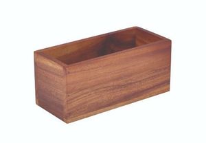 Acacia Wood Table Caddy 23 x 10 x 10cm - 1