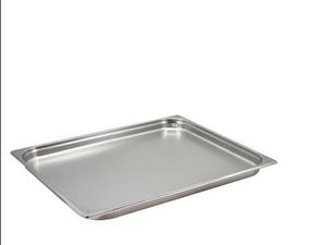 St/St Gastronorm Pan 2/1 - 40mm Deep - 1