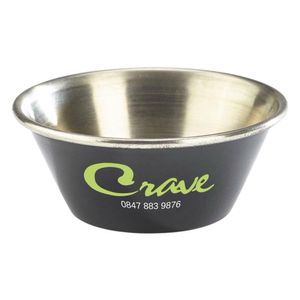 Custom Branded 1.5oz Stainless Steel Ramekin - (Blue, Red, Yellow & Black) - 3