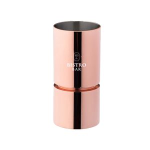 Custom Branded Copper Straight Sided Jigger (25/50ml) - 1
