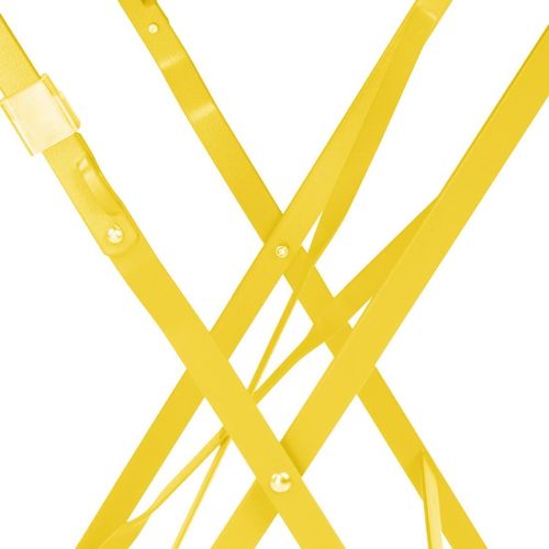 Bolero Perth Mellow Yellow Pavement Style Round Table 600mm - HZ369 - 3