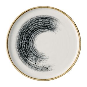 Churchill Homespun Accents Black Walled Plates 217mm (6 Pack) - JA063 - 1